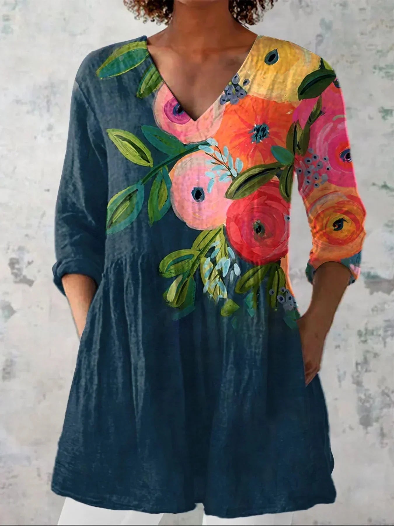 Lunaria | Classic Floral Summer Shirt
