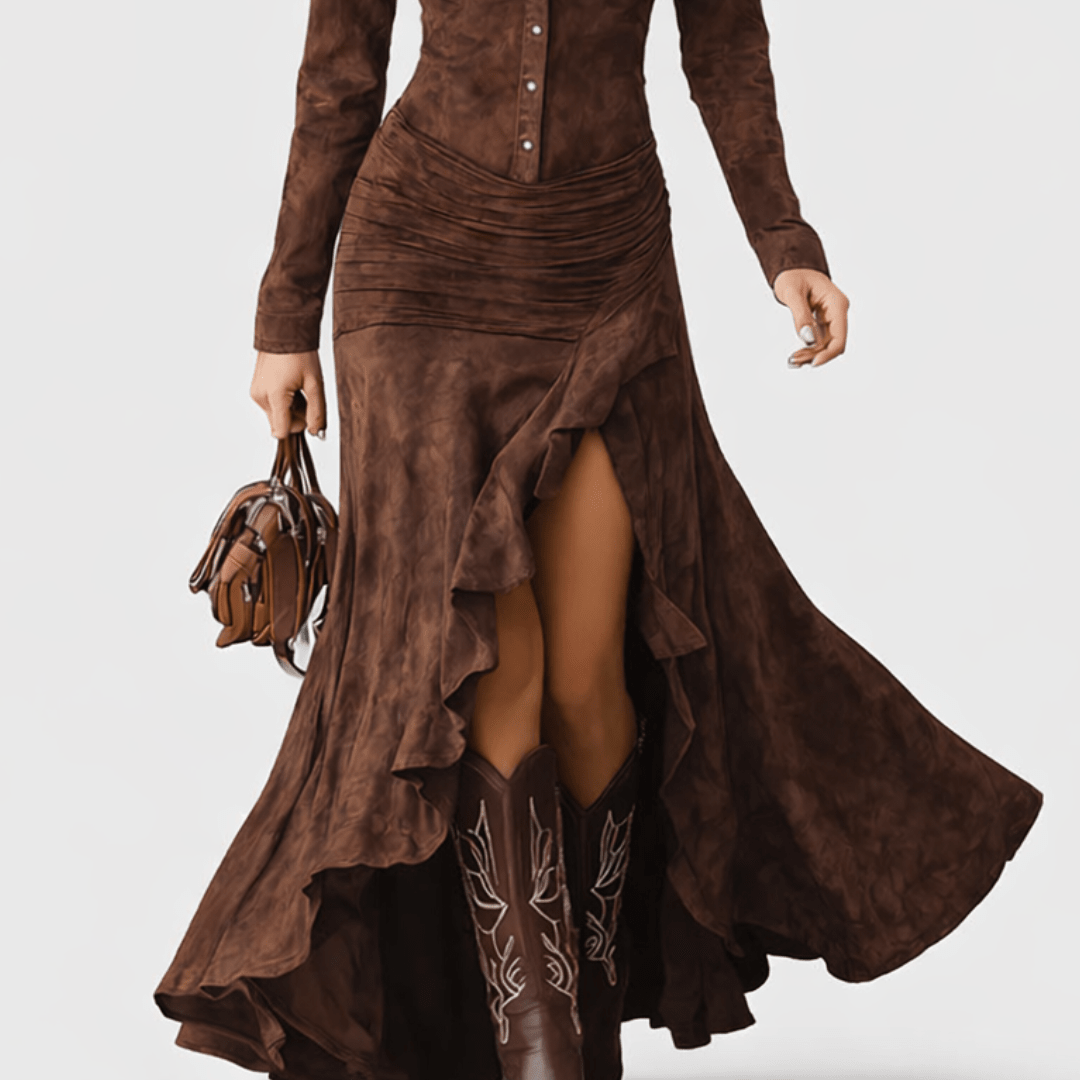 Savannah | Timeless Ruched Shirt Dress