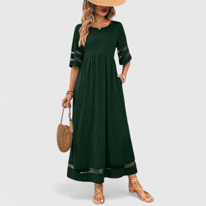 Delymarina - Elegant Midi Dress
