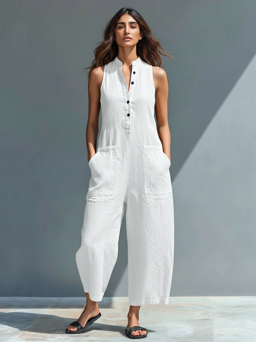 Scarlett | Comfy Sleeveless Jumpsuit