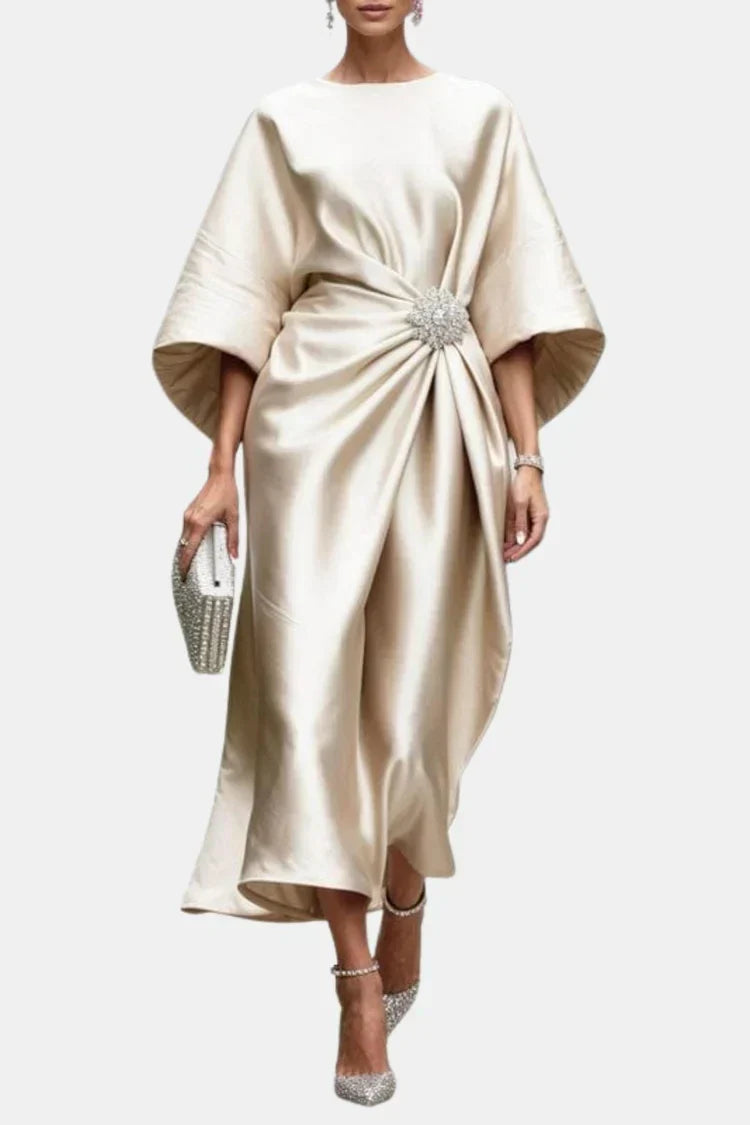 Hannah | Satin Maxi Dress