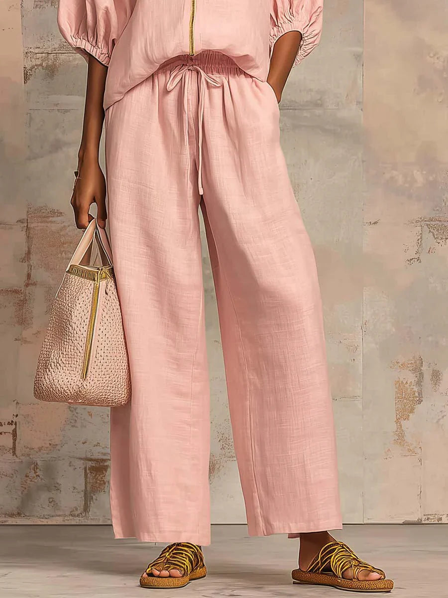 Hailey | Relaxed-fit Shirt and Pants Set