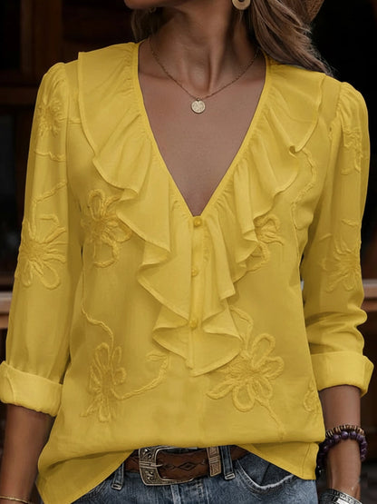 Myrella | Vintage Ruffles Blouse
