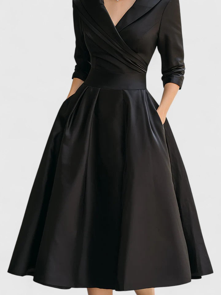 Yan - Elegant Midi Dress