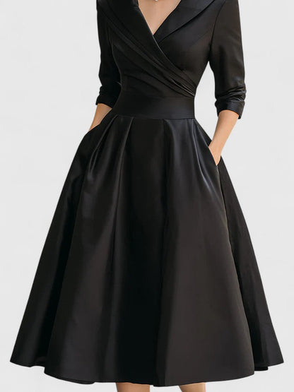Yan - Elegant Midi Dress