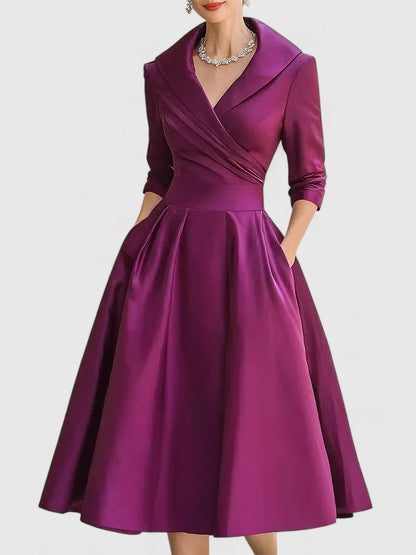 Yan - Elegant Midi Dress