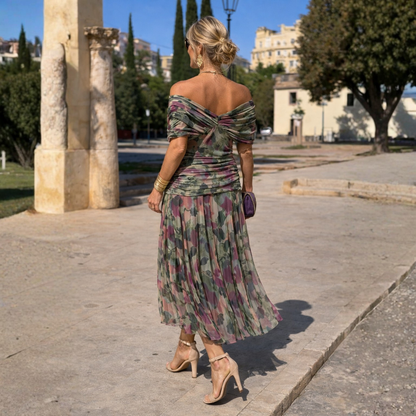 Nila | Off Shoulder Maxi Dress