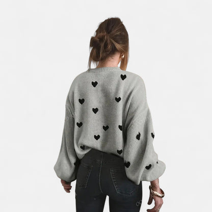 Isla Hearts Wool Sweater
