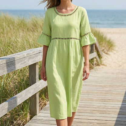 Mariselle | Cozy Cotton-Linen Dress