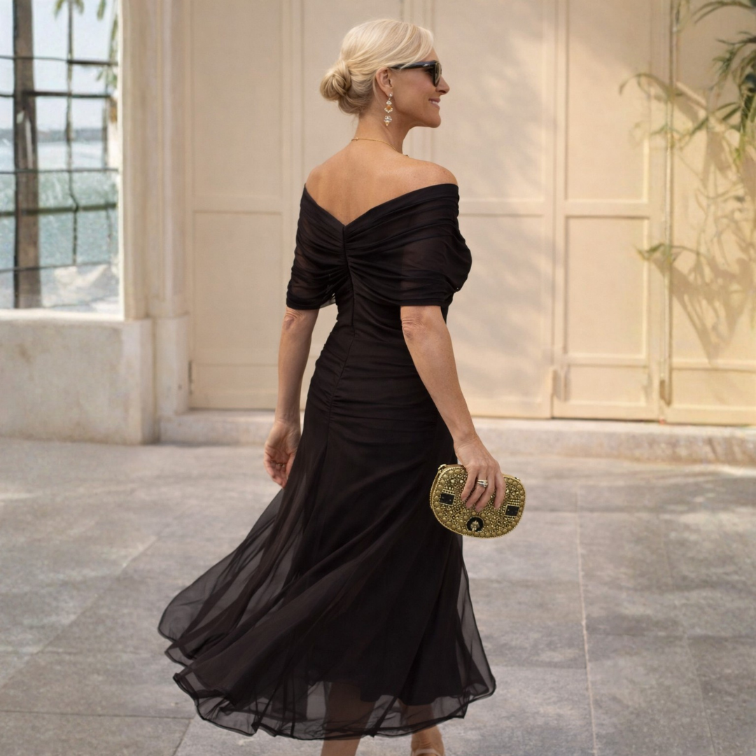 Nila | Off Shoulder Maxi Dress