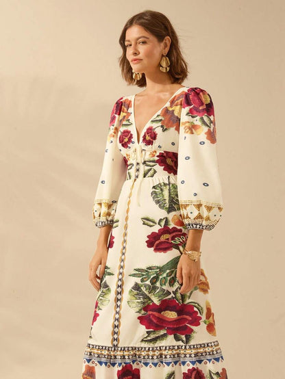 Lillian™ | Floral Holiday Dress