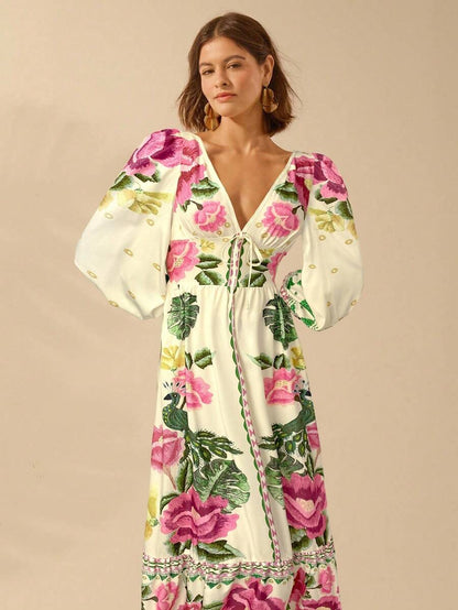 Lillian™ | Floral Holiday Dress