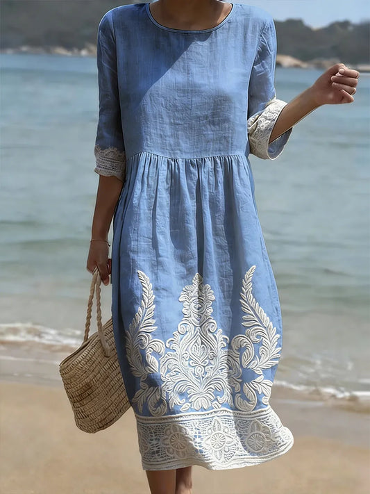 Carla | Comfortable Elegant Floral Dress