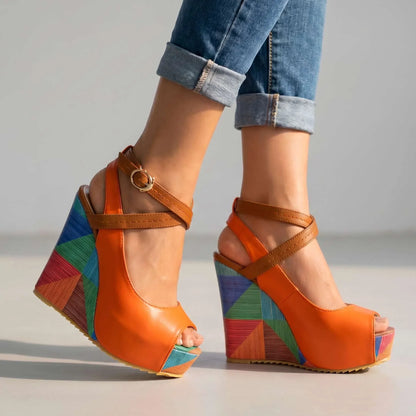 Lyra | Aesthetic Wedge Sandals