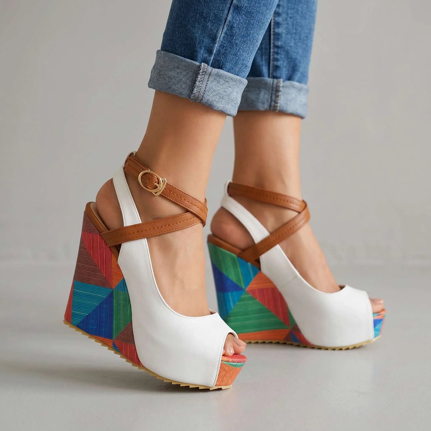 Lyra | Aesthetic Wedge Sandals