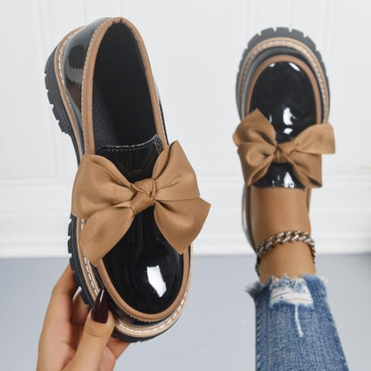 Celine | Chunky Bowknot Loafers