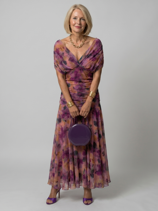 Daniela | Printed Flow Midi Dress