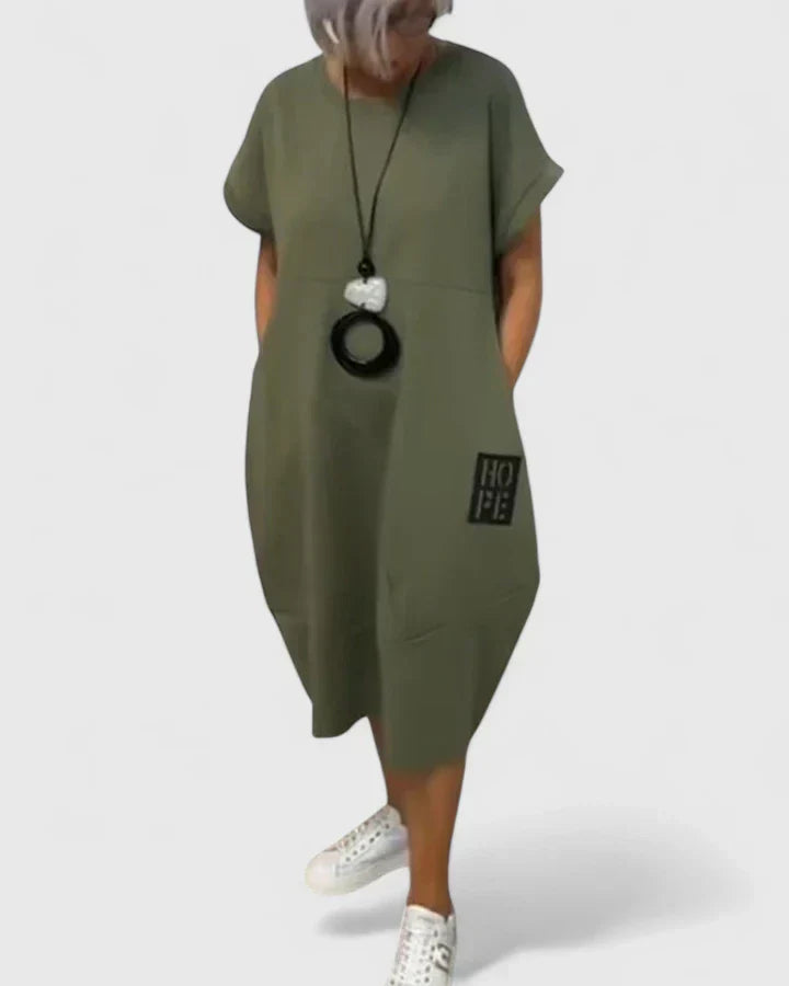Thalyssiah - Comfortable Midi Dress
