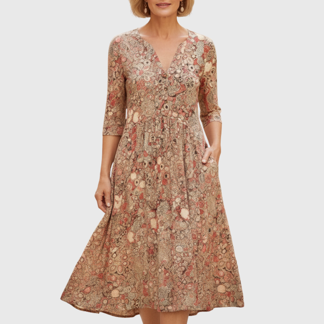 Sarah | Flowing Midi Dress