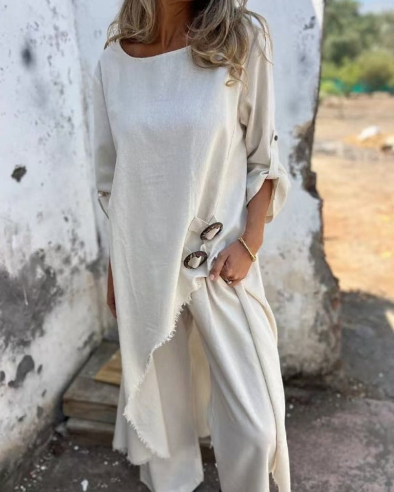 Isabelle | Linen Blend Set