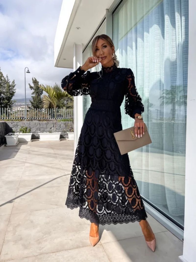 Ava | Fashionable French Lace Dress