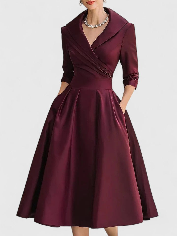 Yan - Elegant Midi Dress