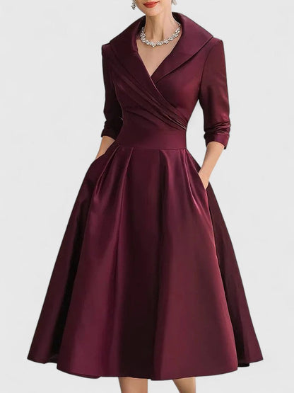 Yan - Elegant Midi Dress
