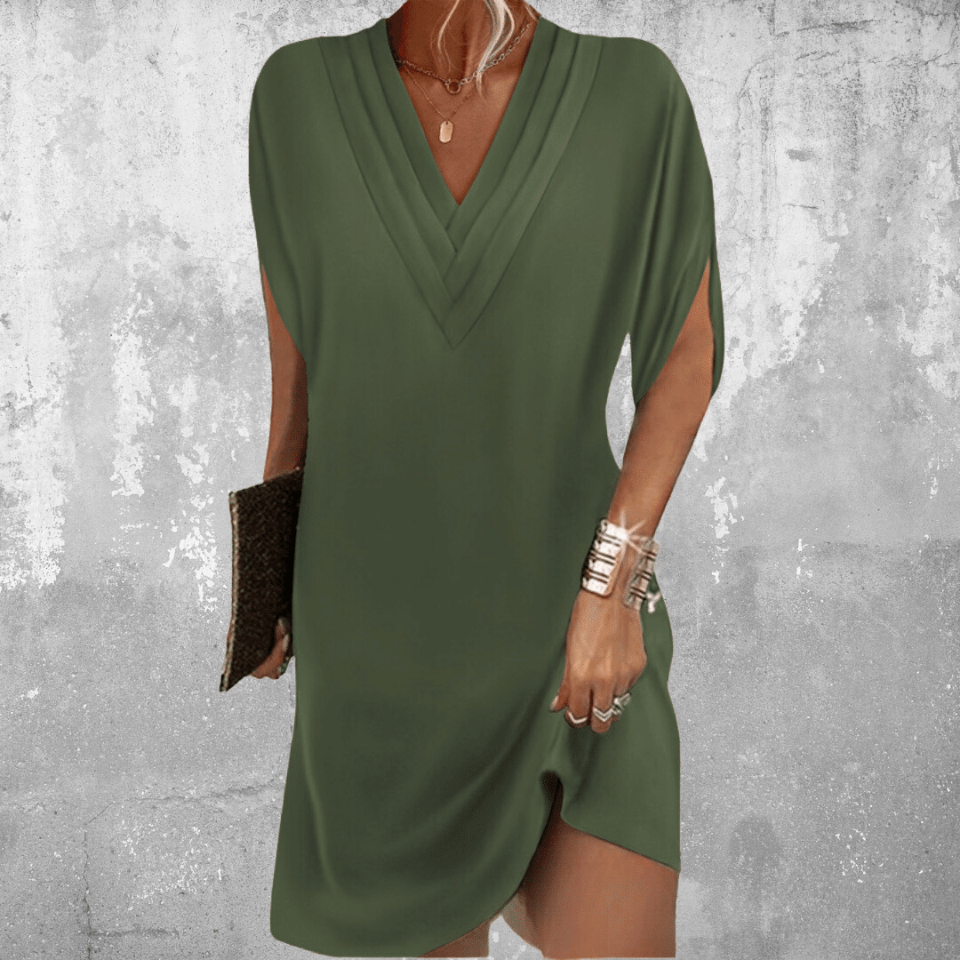 Thalia | V-Neck Mini Dress
