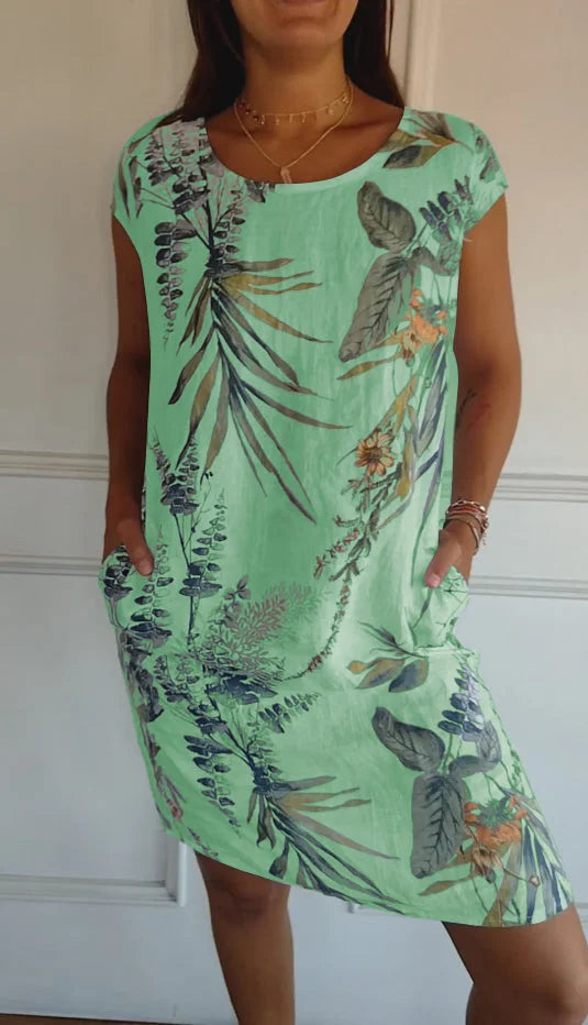 Camela | Printed  Mini Dress
