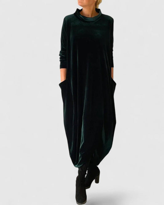 Margaret | Velvet Maxi Dress