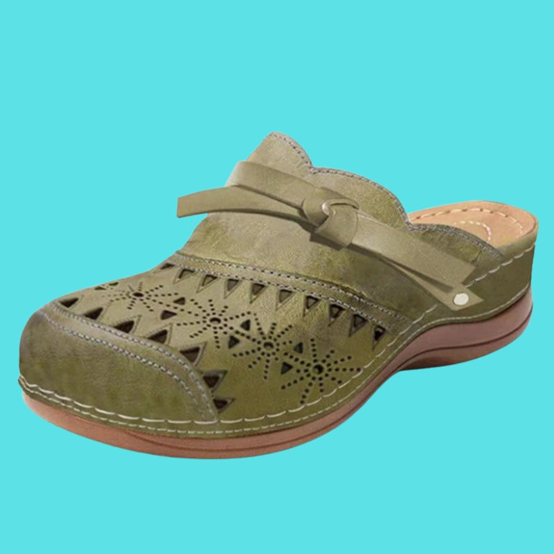 Nicholle | Bow Flat Mules