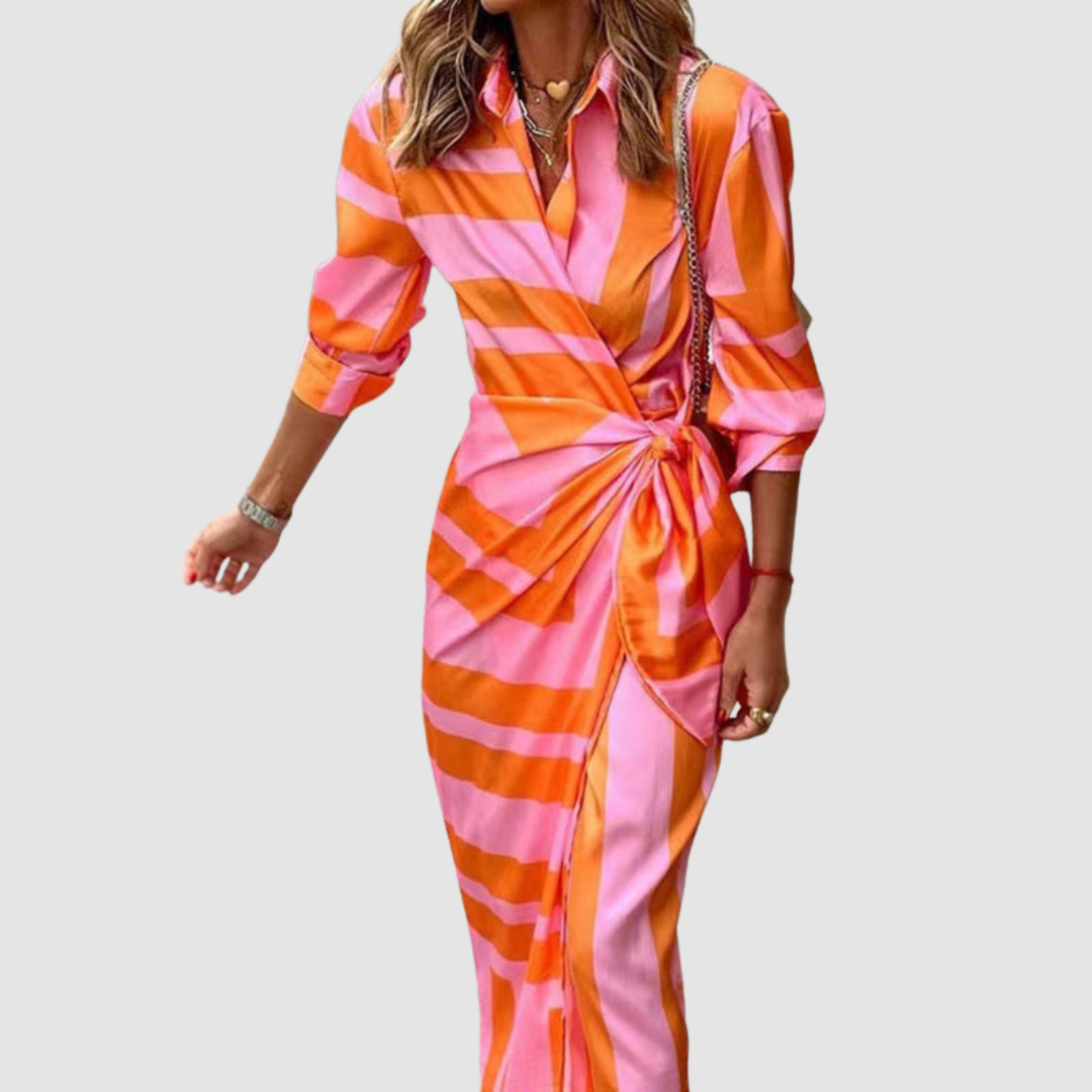 Stella | Casual Striped Elegance Dress