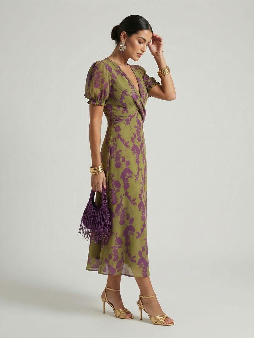 Hazel | Relaxed Floral Midi Dress