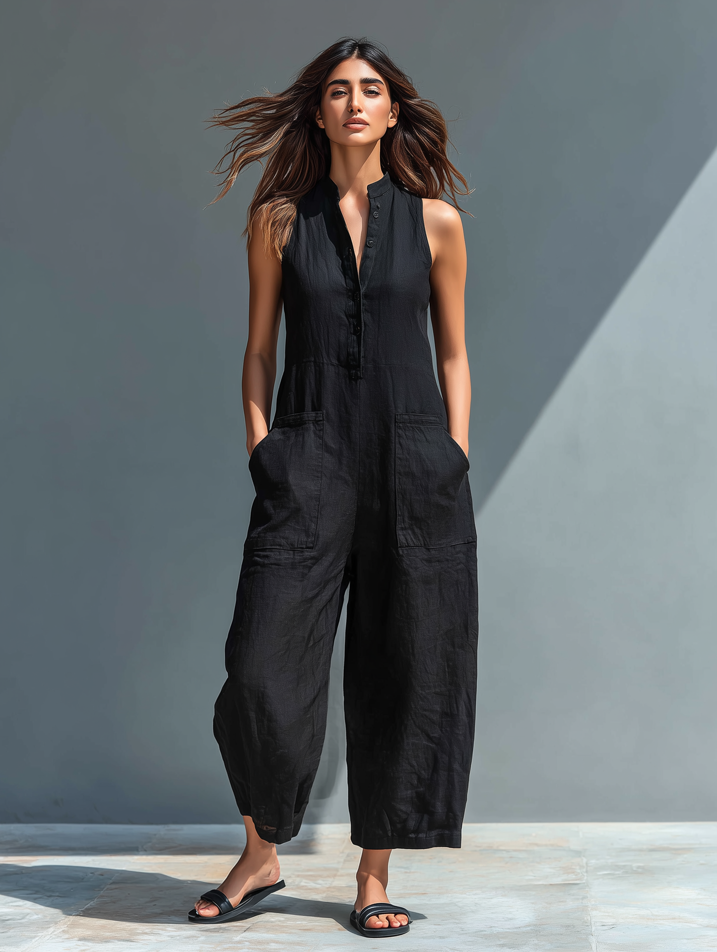 Scarlett | Comfy Sleeveless Jumpsuit