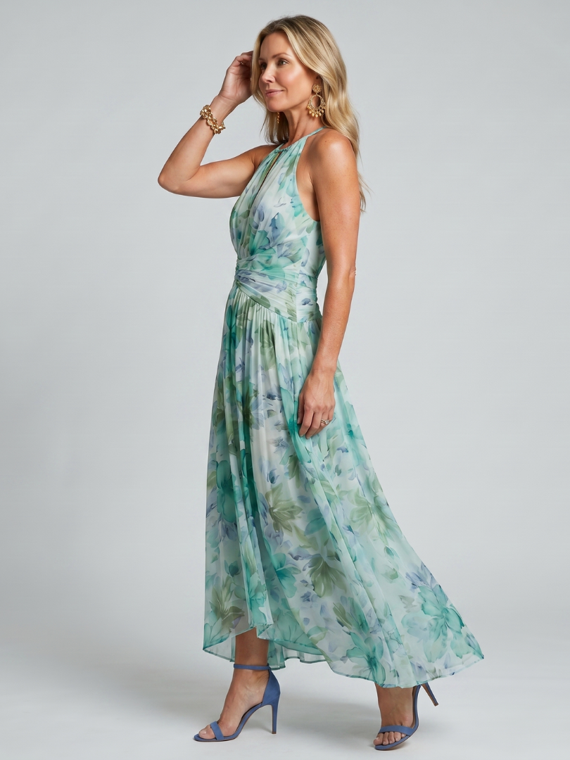 Emma | Summer Floral Midi Dress