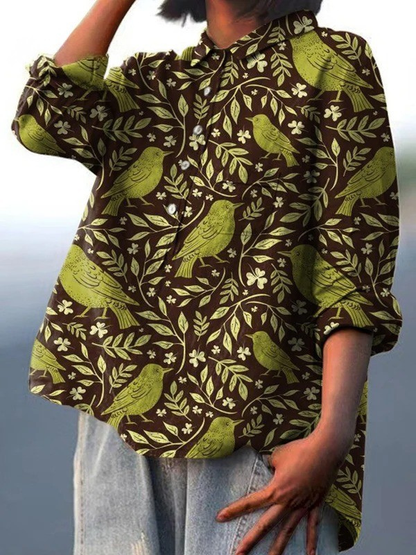 Violet | Soft artistic breathable shirt
