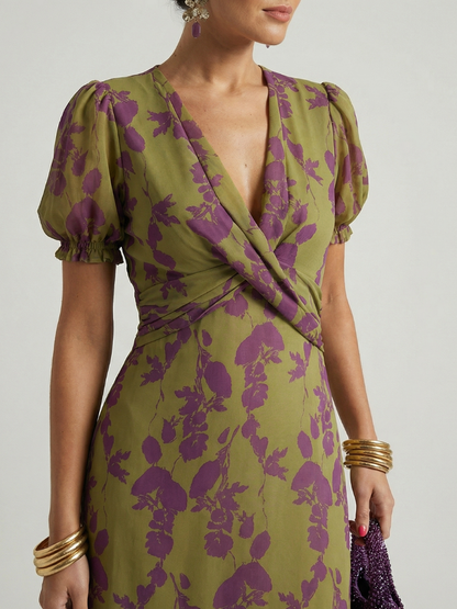Hazel | Relaxed Floral Midi Dress