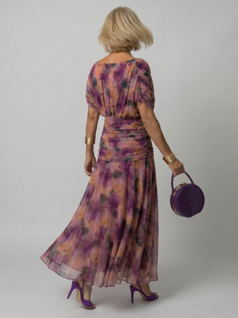 Daniela | Printed Flow Midi Dress