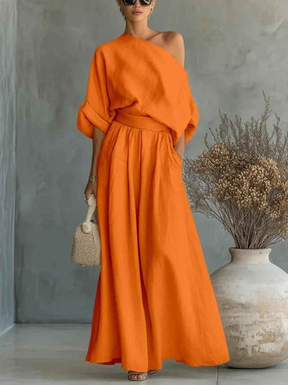 Mia | Casual Off-Shoulder Set