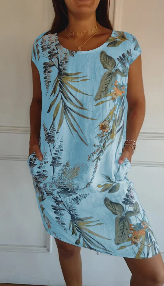 Camela | Printed  Mini Dress