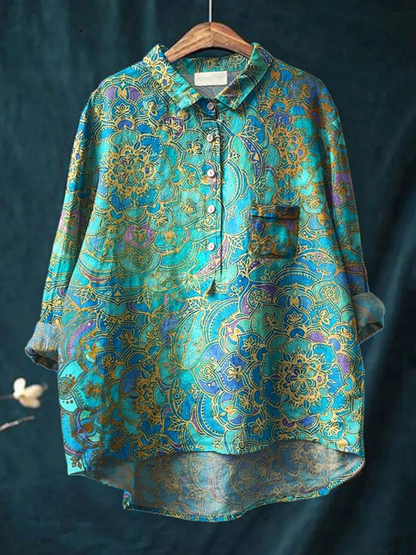 Aubrey | Effortless comfort artistic shirt