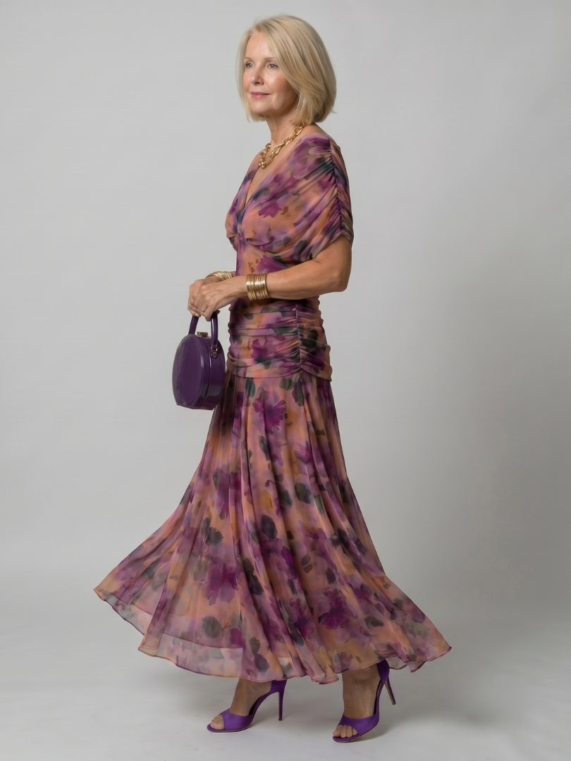 Daniela | Printed Flow Midi Dress