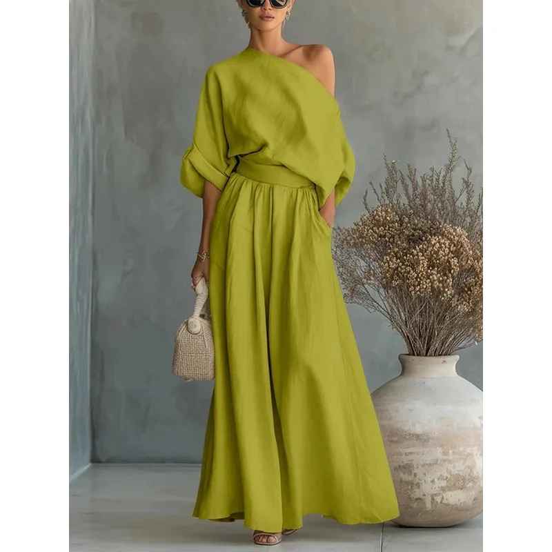 Mia | Casual Off-Shoulder Set