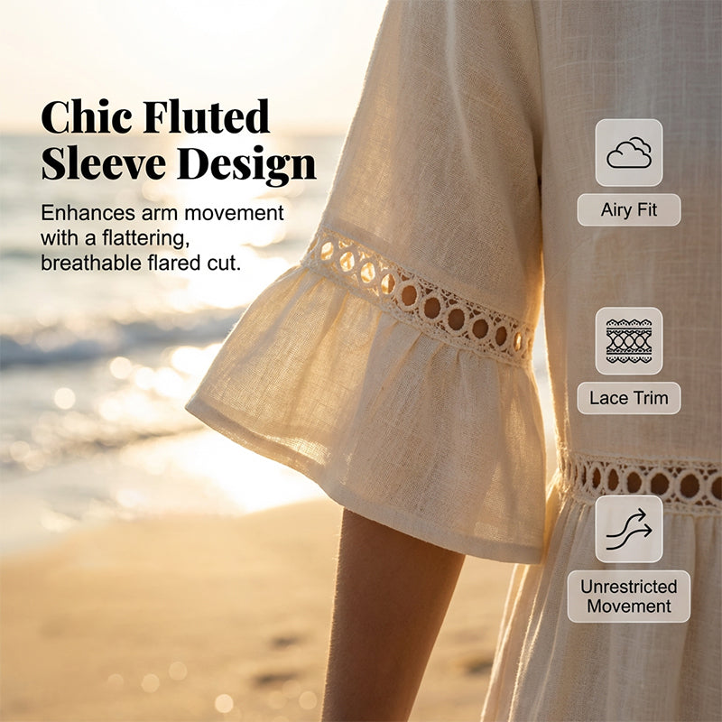 Mariselle | Cozy Cotton-Linen Dress