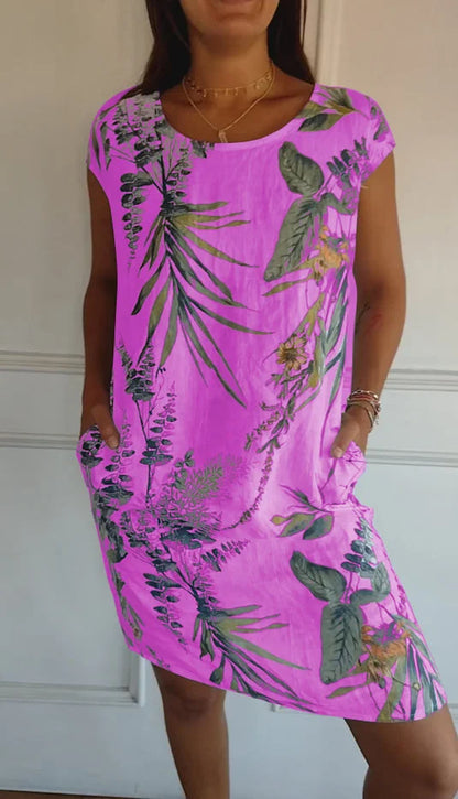 Camela | Printed  Mini Dress