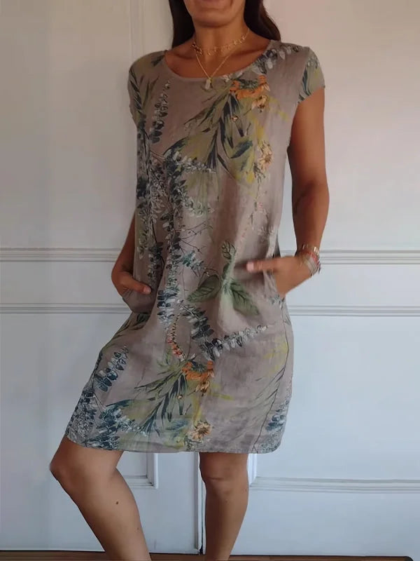 Camela | Printed  Mini Dress