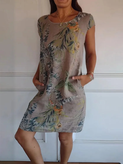 Camela | Printed  Mini Dress