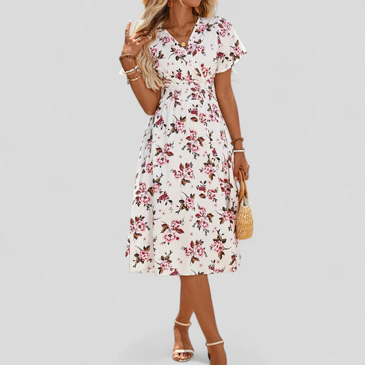 Gretalise - Comfortable Summer Midi Dress