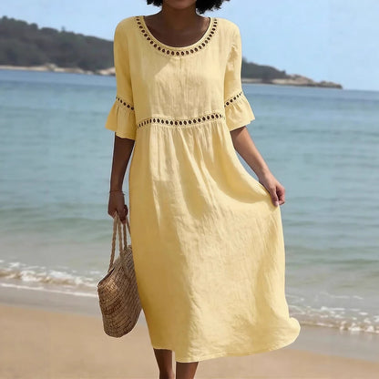 Mariselle | Cozy Cotton-Linen Dress