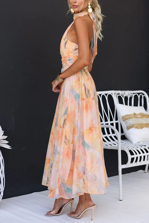 Mia | Summer Floral Maxi Dress